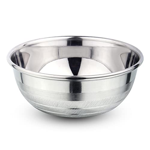 Neelam Stainless Steel 5, 22 Gauge Diamond Prem 150 ml Vati, Dinner Bowl Katori Serving Vati, Durable Quality, Elegant, Perfect for Serving Snacks, De