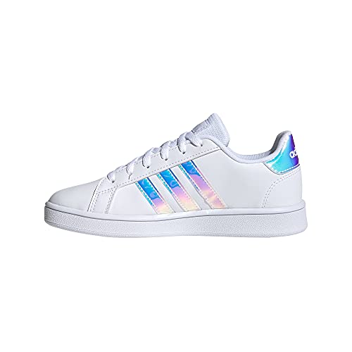 adidas unisex child Grand Court - Kids Sneaker, Ftwr White/Ftwr White/Dash  Grey, 1 Big Kid US | Pricepulse