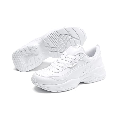 (-38%) PUMA Damen Cilia Mode Shoes, Puma White-Puma Silver, 40.5 EU