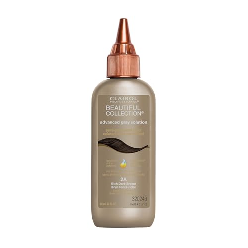 Clairol Professional Beautiful Collection Advanced Gray Solutions, 2A Rich Dark Brown, 3 oz. - Packaging May Vary