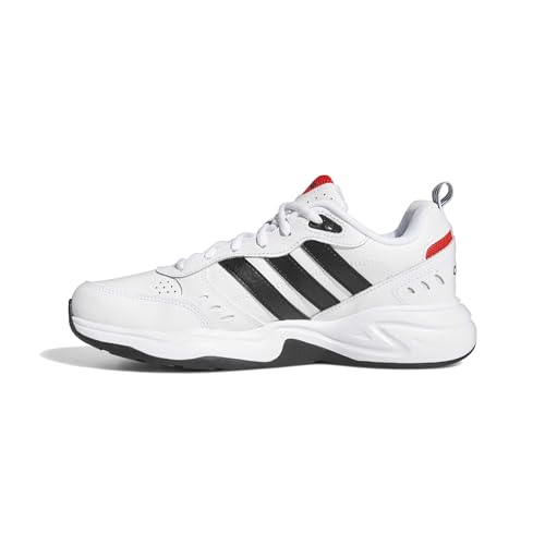 (-18%) adidas Mens Strutter Running Shoe, Blanc Noir Rouge, Blanc Noir Rouge, 42 EU