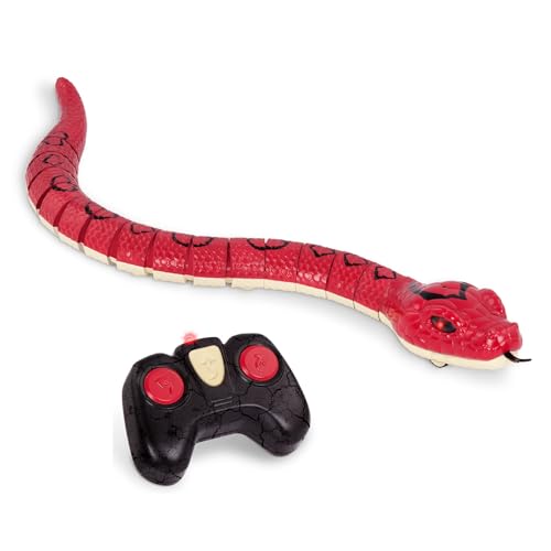 Terra by Battat – Rainbow Boa Infrared Remote Control Snake with Light – Up Eyes, Electronic Animal Toy and Playset for Kids, Realistic Reptile, Fun and Interactive, 6+ Years