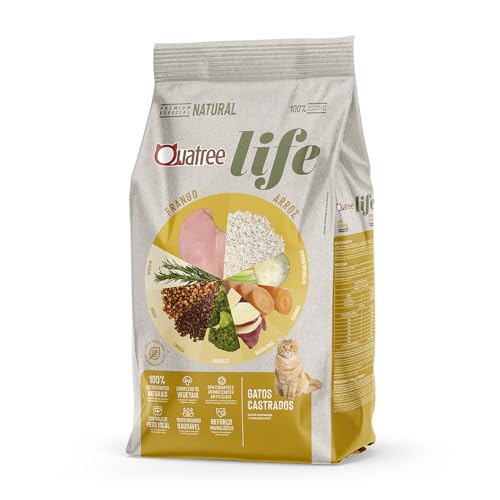 Quatree Life Ração para Gatos Castrados 1kg