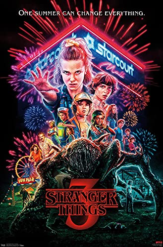 Trends International Netflix Stranger Things: Season 3 - One Sheet Wall Poster, 22.375" x 34", Unframed Version