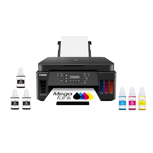 Canon PIXMA G6020 All-in-One Supertank Wireless (Megatank) Printer