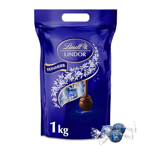 (-23%) Lindt Schokolade | LINDOR Kugeln Feinherb, 1kg Beutel, Großpackung