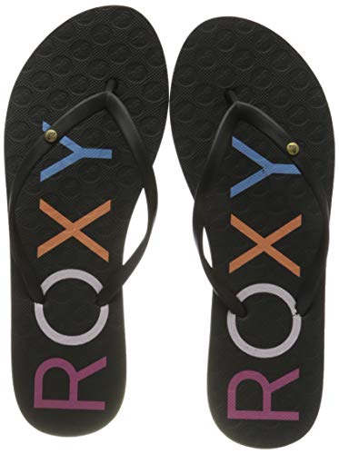 (-18%) Roxy Damen SANDY Badeschuhe, Schwarz (Black Multi Bk5), 41 EU