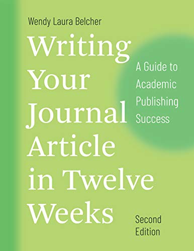 Writing Your Journal Article In Twelve Weeks book cover