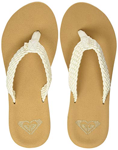 (-40%) Roxy Damen PORTO Badeschuhe, Weiß (Natural Nat), 36 EU