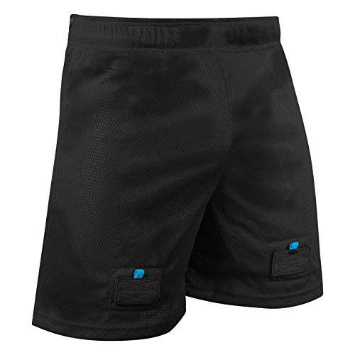 CHAMPRO Rink Textured Polyester Mesh Short Black, Medium