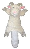 Jolly Pets Fat Tail Billy Goat Plush Squeaky Dog Toy, Large