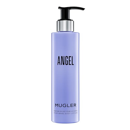 🔥 STARKER PREIS (-36%) MUGLER Angel Parfümierende Bodylotion, Damen-Parfum, Amberartiger Gourmand-Duft, Faszinierender Duft, 200 ml
