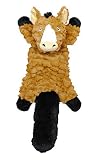 Jolly Pets Fat Tail Horse Plush Squeaky Dog Toy, Large