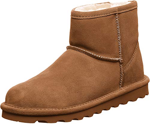 BEARPAW Women's Alyssa Ankle Boot Hickory 8.5 M US