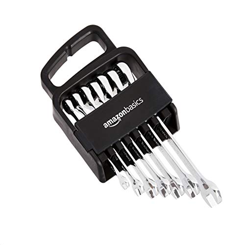 🔥 SELTEN SO GÜNSTIG (-30%) Amazon Basics Ringmaulschlüssel-Set, metrisch, 7-teilig