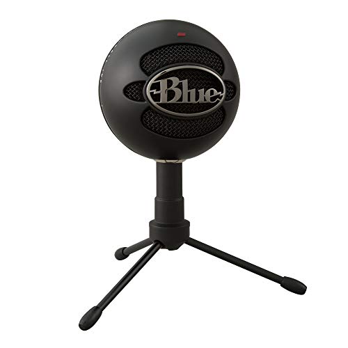 Blue Snowball iCE Condenser Microphone, Cardioid - Black (Renewed)Logitech Blue Podcast Equipment Bundle Blue Yeti Nano