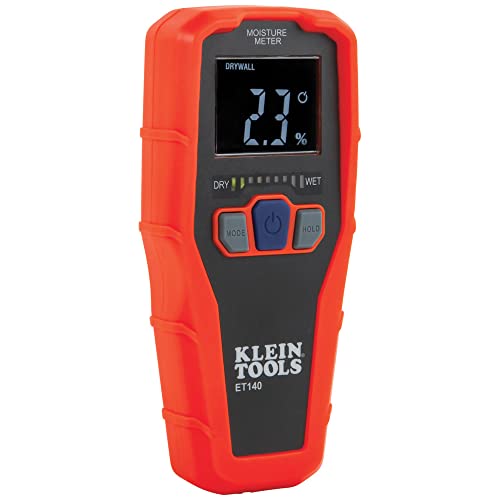 Klein Tools ET140 Pinless Moisture Meter Non-Destructive Moisture Detection