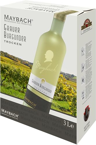 (-31%) Maybach Grauer Burgunder, Weißwein Trocken (1 x 3,0l)
