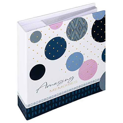 walther design Photo Album Blue 200 Photos 10 x 15 cm Memo Album Amazing Memories ME-486-L