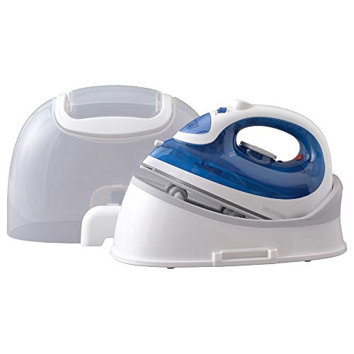 アイロン スチーム コード付 スチームアイロン 強力スチーム 2段階スチーム 霧吹き機能 立ち上がり 最短30秒 タンク容量 約210ml 衣類 洋服 シャツ シワ伸ばし 衣類アイロン アイリスオーヤマ SIR-01 * 3