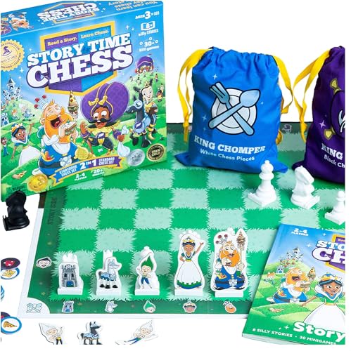 Story Time Chess - 2021 Toy of The Year Award Winner - Chess Sets, Beginners Chess, Chess for Kids, Chess Game Toddlers, Learning Games for Kids, Boys & Girls Ages 3-103