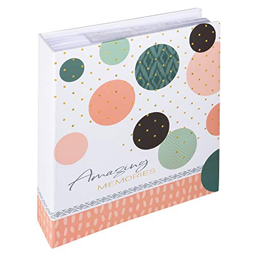 walther design Photo Album Salmon Pink 200 Photos 13 x 18 cm Memo Album Amazing Memories ME-487-R