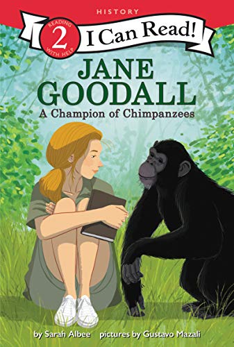 Jane Goodall: A Champion of Chimpanzees (By: Sarah Albee) cover