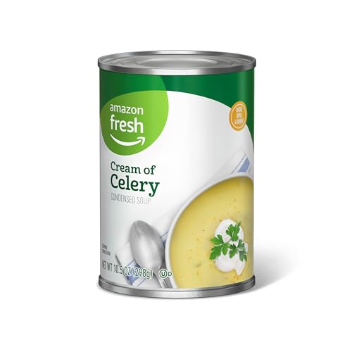 Amazon Fresh, Condensed Cream of Celery Soup, 10.5 Oz (Previously Happy Belly, Packaging May Vary)