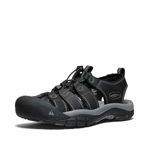 (-30%) KEEN Unisex Kinder Targhee IV MID Wasserabweisend Wanderschuh SCHWARZ/STAHLGRAU 42.5