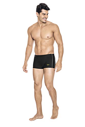 Hidroshort, Speedo, Contrast, Lycra lisa Xtra Life, tamanho PP - Preto