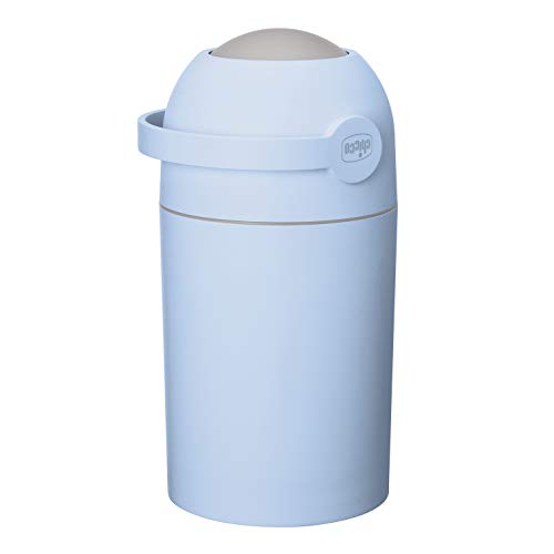 🔥 STARKER PREIS (-46%) Chicco Nappy Bin Odour Off, Windeleimer, kompakter und platzsparender Containerbehälter, keine Nachfüllkosten, keine Nachfüllungen erforderlich, normale Beutel sind verwendbar, Blau