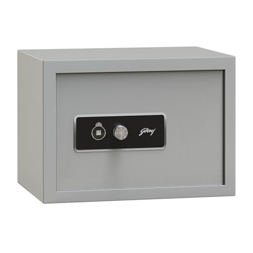 Godrej Security Solutions Forte Pro 15 Litres Safe Locker for Home &amp; Office with Mechanical Key Lock (Grey)