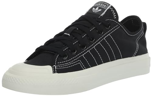 adidas Originals Mens Nizza RF Black/White/Off White 8