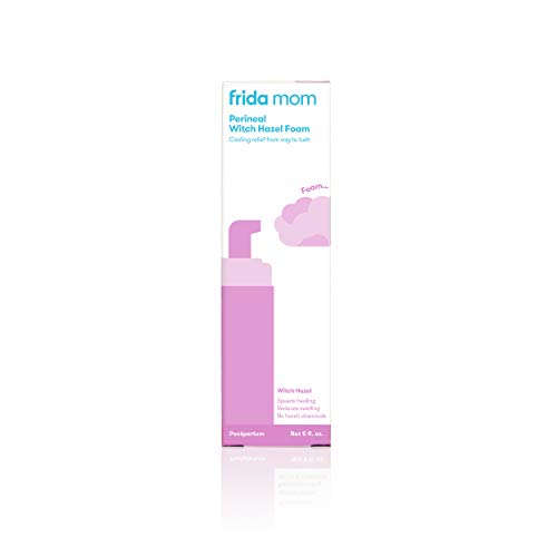 Frida Mom Witch Hazel Perineal Healing Foam for Postpartum Care, Cooling Pain Relief and Hemorrhoid Treatment, 5 Fl Oz