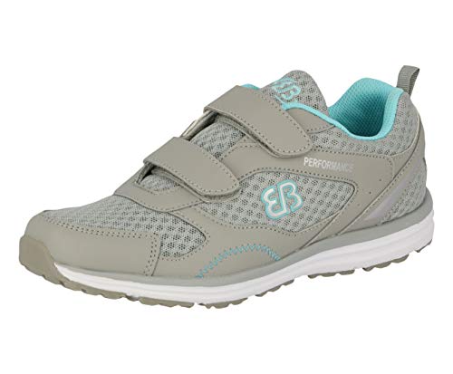 (-33%) Brütting Damen Performance V Fitnessschuhe, Grau Türkis, 44 EU