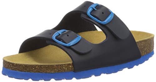 🔥 STARKER PREIS (-50%) Lico Jungen BIOLINE KIDS Pantoletten, Marine/ Blau, 28 EU