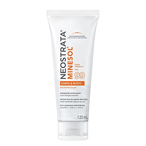 Protetor Solar Corporal NeoStrata Antioxidante, FPS 99, 120ml | Para Corpo e Rosto, Sem Perfume, Resistente à Água, Ação Anti-Idade