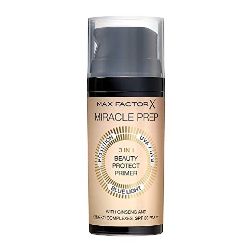 (-39%) Max Factor Miracle Prep 3in1 Beauty Protect Primer, mit LSF und schützt vor UVA/UVB Strahlen, 30 ml