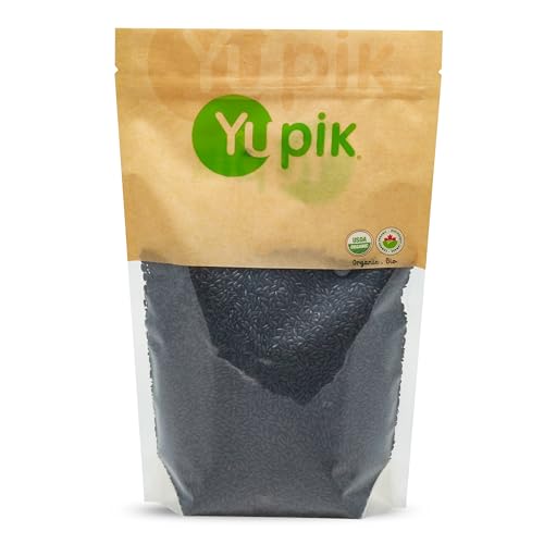Yupik Organic Ancient Black Rice, 2.2 lb (35.2 oz), USDA certified, Kosher, Gluten-free, Whole Grain, Ideal for Cooking, Side Dishes, and Salads