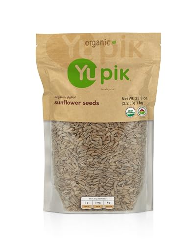 Yupik Organic Sunflower Seeds No Shell 22 Lb 352 Oz Non Gmo Vegan