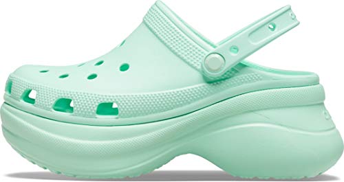 mint platform crocs