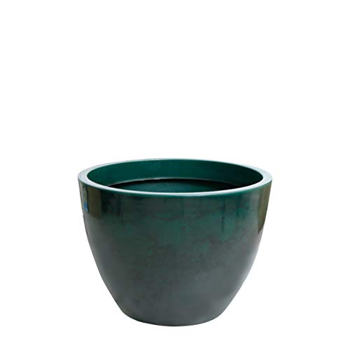 Vasart Verona Vaso de Flores, Antique Verde, 40x30cm