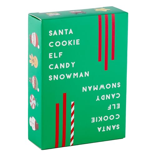 Santa Cookie Elf Candy Snowman Christmas Edition Holiday Card Game by Taco Cat Goat Cheese Pizza | Great for Stockings and White Elephant Gift | Fun for Kids, Teens, Adults, and Families | 2-8 Players
