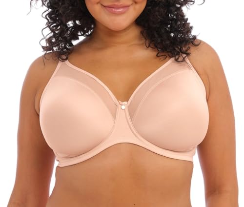 Elomi Smooth Unlined Underwire Molded Bra (4301),38G,Sahara