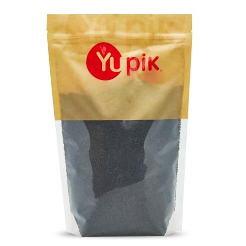 Yupik Raw Black Sesame Seeds, 2.2 lb (35.2 oz), Gluten-Free, Kosher, Vegan, Natural Black Seeds, Unroasted, Unsalted, Plant-Based Protein, Source of Fiber, Iron & Calcium, Ideal for Cooking & Baking