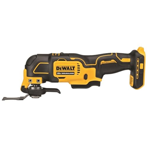 DEWALT atomic 20V MAX* Oscillating Tool, Cordless, Oscillating, Tool only (DCS354B), 1 item package quantity, Color Mult