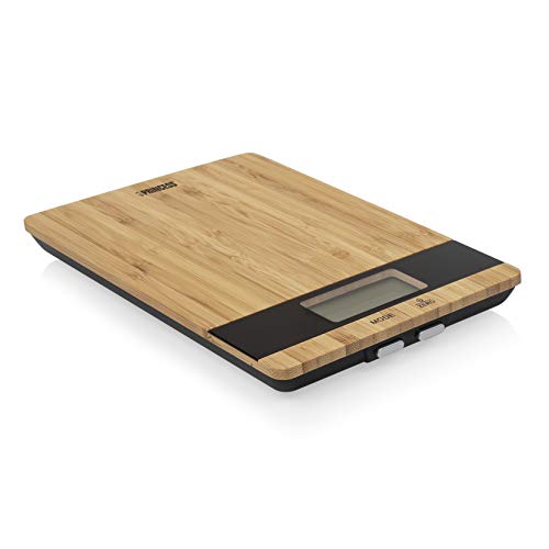 (-38%) Princess Küchenwaage, 5 kg, 1 g Genauigkeit, Tara-Funktion, Bambus