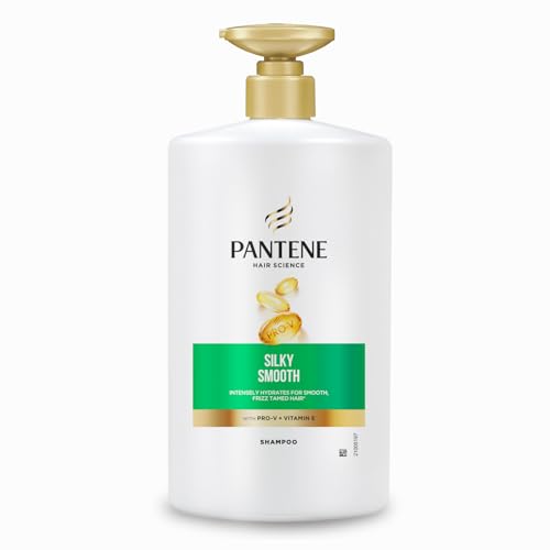 Hair Science Silky Smooth Shampoo 1000ml with Pro-Vitamins & Vitamin E for hydrated, frizz free hair,for all hair types, shampoo for women & men, sham