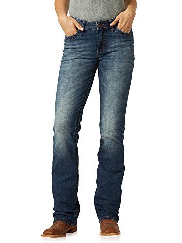 Wrangler Willow Mid Rise Performance Waist Boot Cut Ultimate Riding Jean, Rebecca, 1-32
