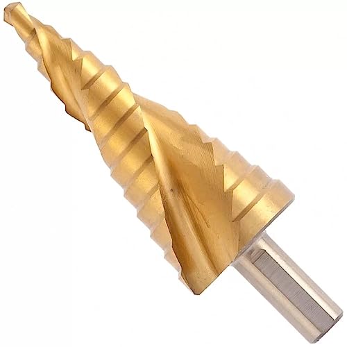 MTX Broca Escalonada HSS Professional, Aço Rápido de Alta Precisão para Furos em Metal, Plástico e Madeira (9-36 mm)